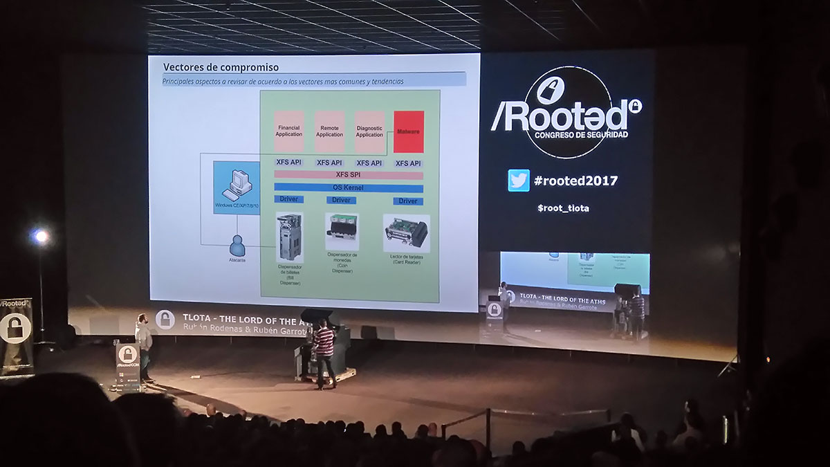 Ruben Garrote & Ruben Rodenas – El señor de los ATMs - RootedCon 2017